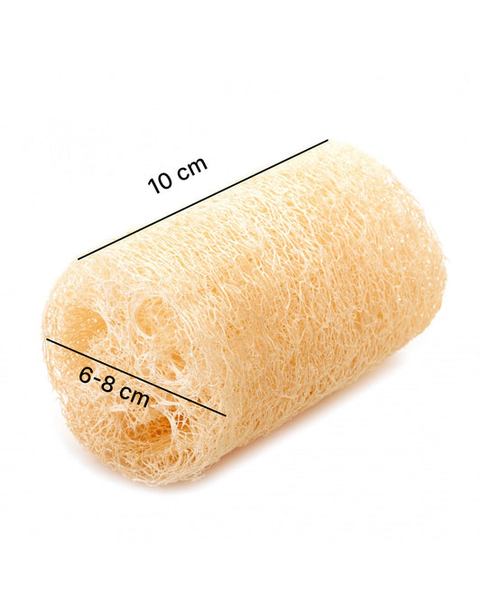 Set lufa naturală, 4 buc, 10 cm